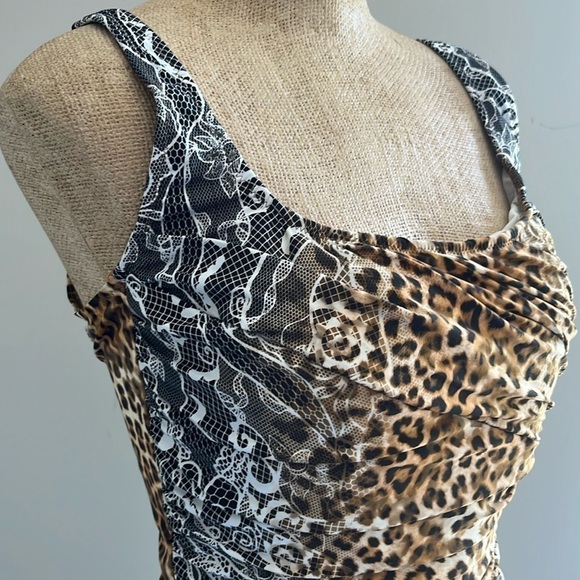 Gottex Square Neck One Piece Swimsuit size 14 - Picture 5 of 8